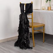 5 Curly Willow Chiffon Satin Chair Sashes
