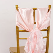5 Curly Willow Chiffon Satin Chair Sashes