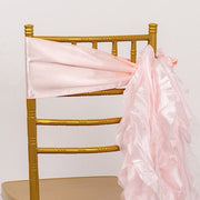 5 Curly Willow Chiffon Satin Chair Sashes