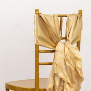5 Curly Willow Chiffon Satin Chair Sashes