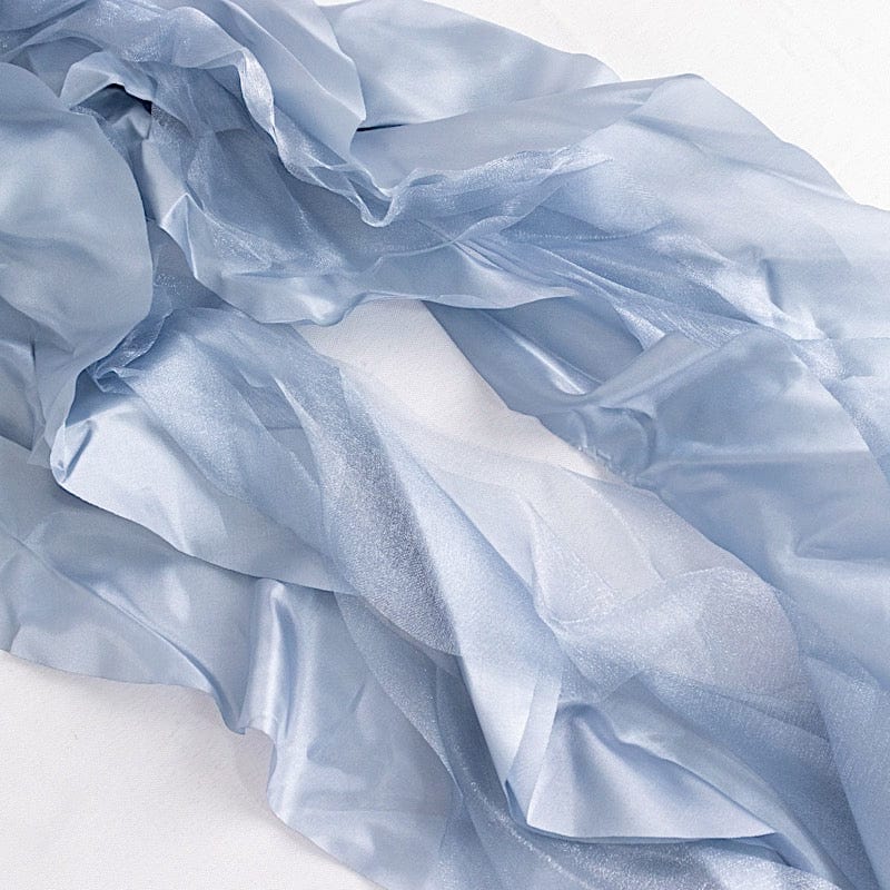 5 Curly Willow Chiffon Satin Chair Sashes