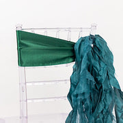 5 Curly Willow Chiffon Satin Chair Sashes