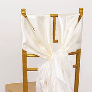 5 Curly Willow Chiffon Satin Chair Sashes