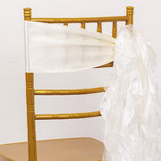 5 Curly Willow Chiffon Satin Chair Sashes