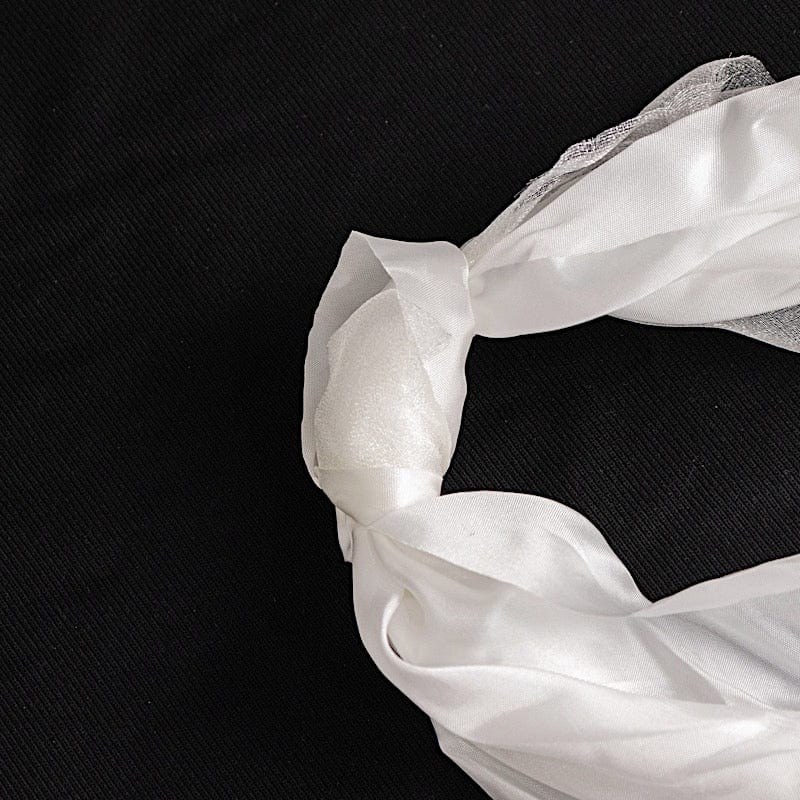 5 Curly Willow Chiffon Satin Chair Sashes