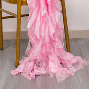 5 Curly Willow Chiffon Satin Chair Sashes