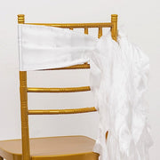 5 Curly Willow Chiffon Satin Chair Sashes