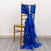 5 Curly Willow Chiffon Satin Chair Sashes
