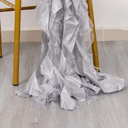 5 Curly Willow Chiffon Satin Chair Sashes
