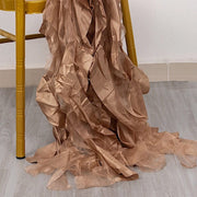 5 Curly Willow Chiffon Satin Chair Sashes