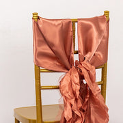 5 Curly Willow Chiffon Satin Chair Sashes