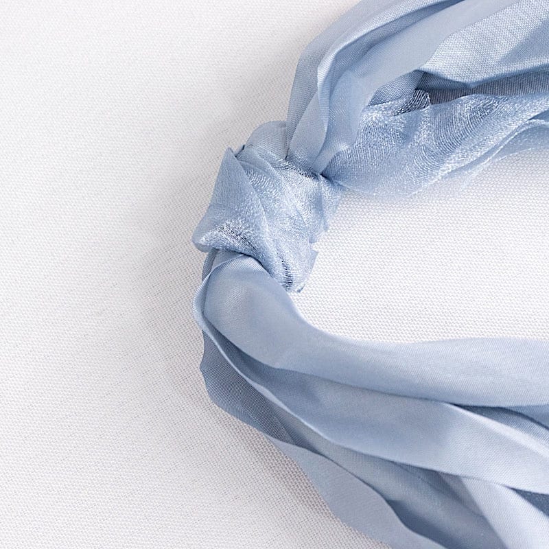 5 Curly Willow Chiffon Satin Chair Sashes