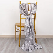 5 Curly Willow Chiffon Satin Chair Sashes