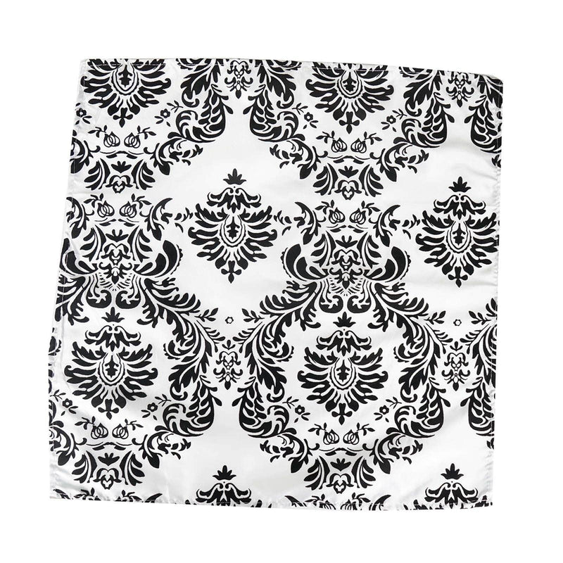 5 Damask Flocking Napkins 20" x 20"