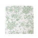 5 Floral Polyester Napkins 20x20 with French Toile Pattern - White NAP_PLY_FLORFT_DSG