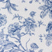5 French Toile 17" x 17" Floral Polyester Table Napkins