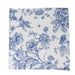 5 French Toile 17" x 17" Floral Polyester Table Napkins NAP_OSC_FLORFT_BLUE