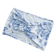 5 French Toile Ruffled Stretch Spandex Chair Sashes