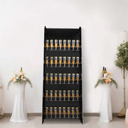 5 ft Acrylic 5-Tier Wine Glass Rack Champagne Flute Holder Stand - Clear