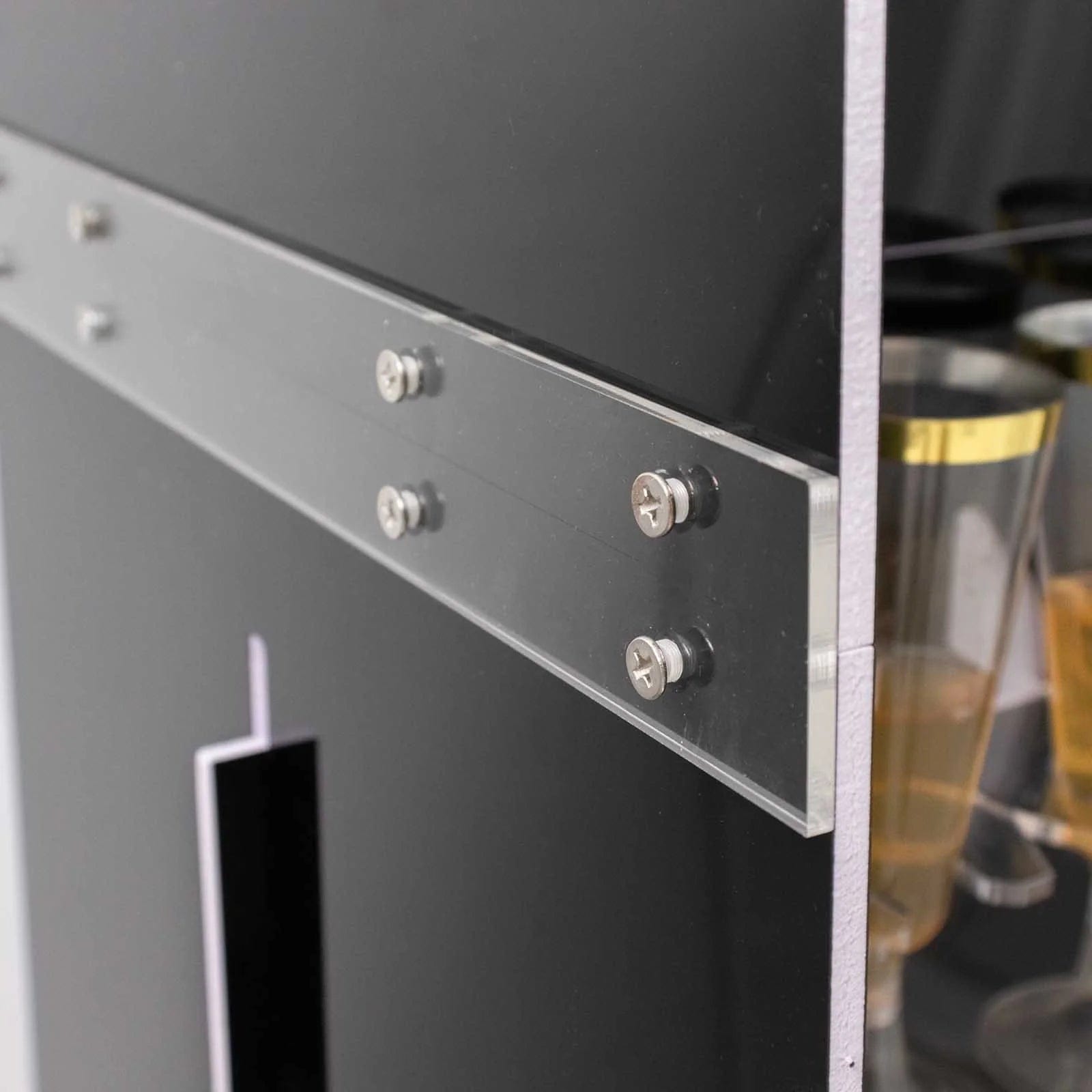 5 ft Acrylic 5-Tier Wine Glass Rack Champagne Flute Holder Stand - Clear