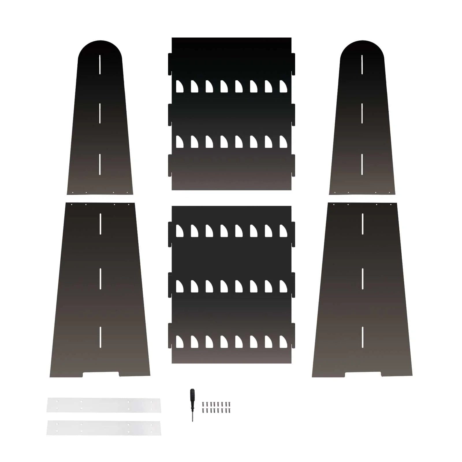 5 ft Acrylic 5-Tier Wine Glass Rack Champagne Flute Holder Stand - Clear