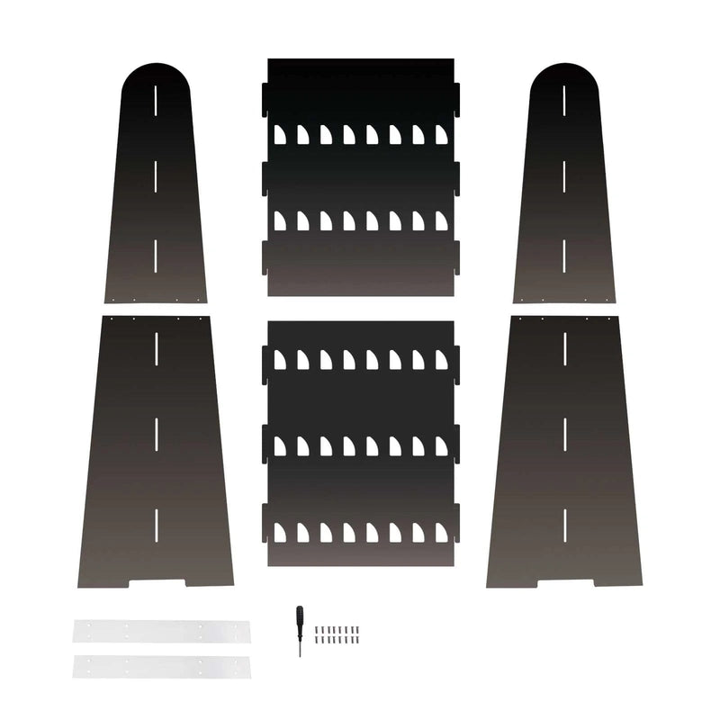 5 ft Acrylic 5-Tier Wine Glass Rack Champagne Flute Holder Stand - Clear