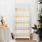 5 ft Acrylic 5-Tier Wine Glass Rack Champagne Flute Holder Stand - Clear