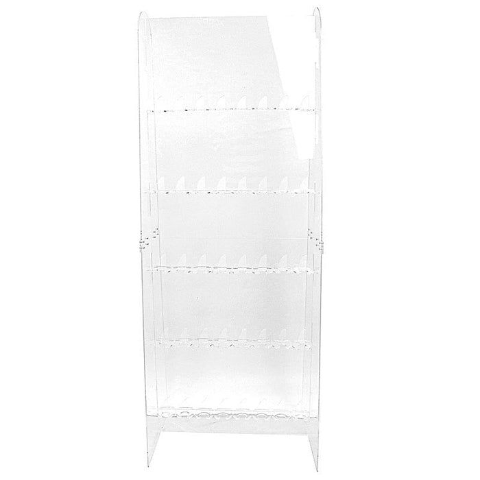 5 ft Acrylic 5-Tier Wine Glass Rack Champagne Flute Holder Stand - Clear DISP_STND_ACRY01_5_CLR