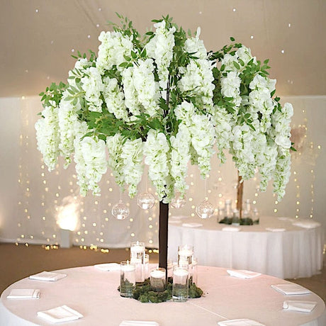 5 ft Freestanding Wisteria Tree With Detachable Metal Base