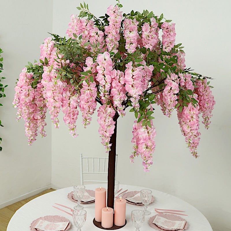 5 ft Freestanding Wisteria Tree With Detachable Metal Base