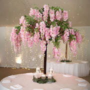 5 ft Freestanding Wisteria Tree With Detachable Metal Base