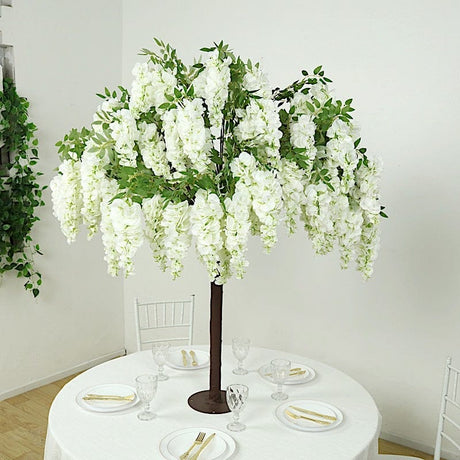 5 ft Freestanding Wisteria Tree With Detachable Metal Base