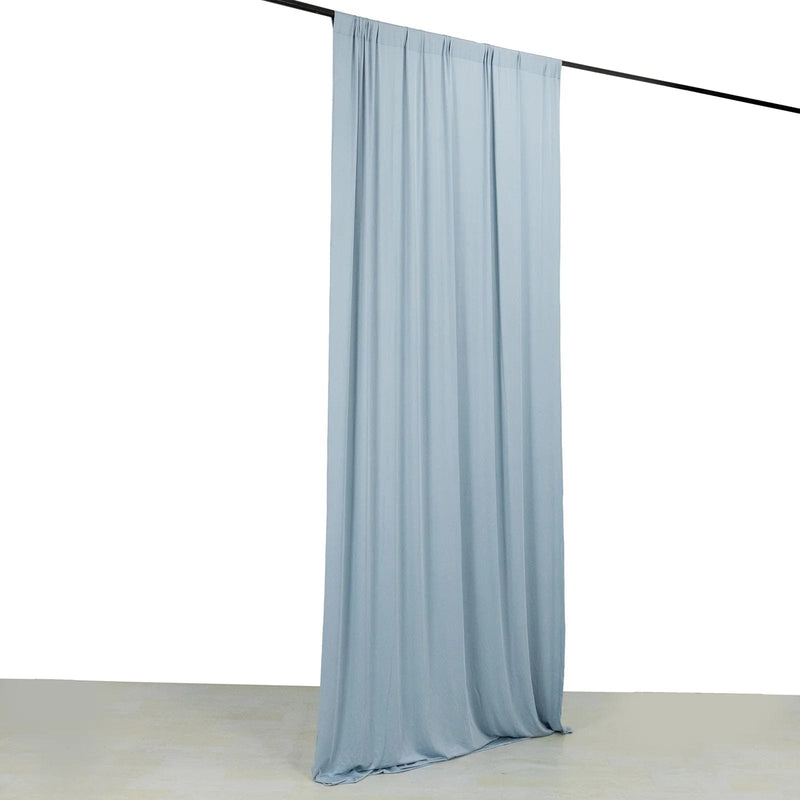 5 ft x 10 ft 4-Way Stretch Spandex Divider Backdrop Curtain
