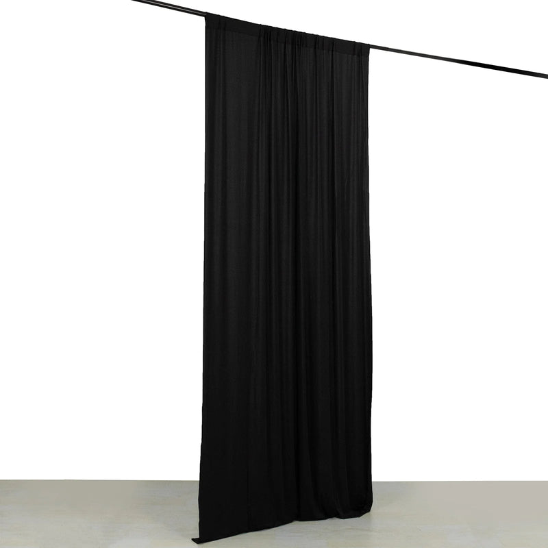 5 ft x 10 ft 4-Way Stretch Spandex Divider Backdrop Curtain