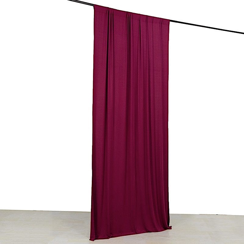 5 ft x 10 ft 4-Way Stretch Spandex Divider Backdrop Curtain