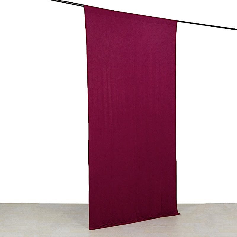 5 ft x 10 ft 4-Way Stretch Spandex Divider Backdrop Curtain