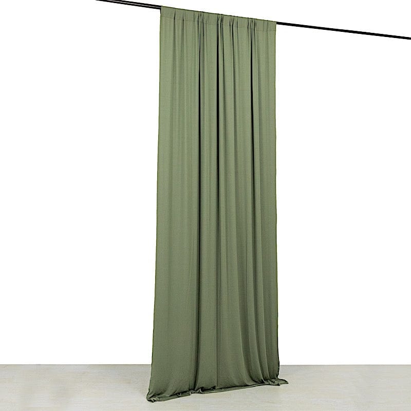 5 ft x 10 ft 4-Way Stretch Spandex Divider Backdrop Curtain