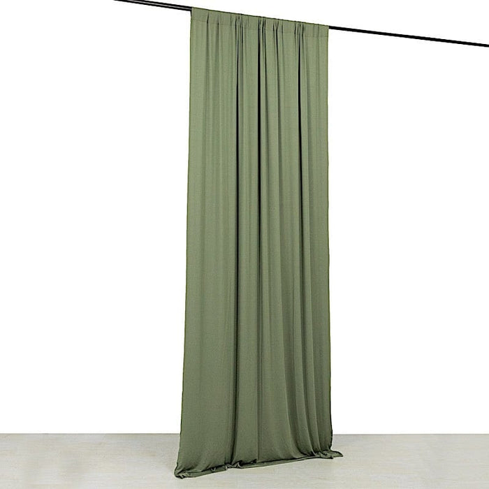 5 ft x 10 ft 4-Way Stretch Spandex Divider Backdrop Curtain