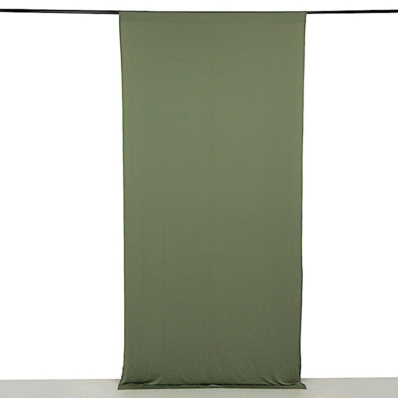 5 ft x 10 ft 4-Way Stretch Spandex Divider Backdrop Curtain
