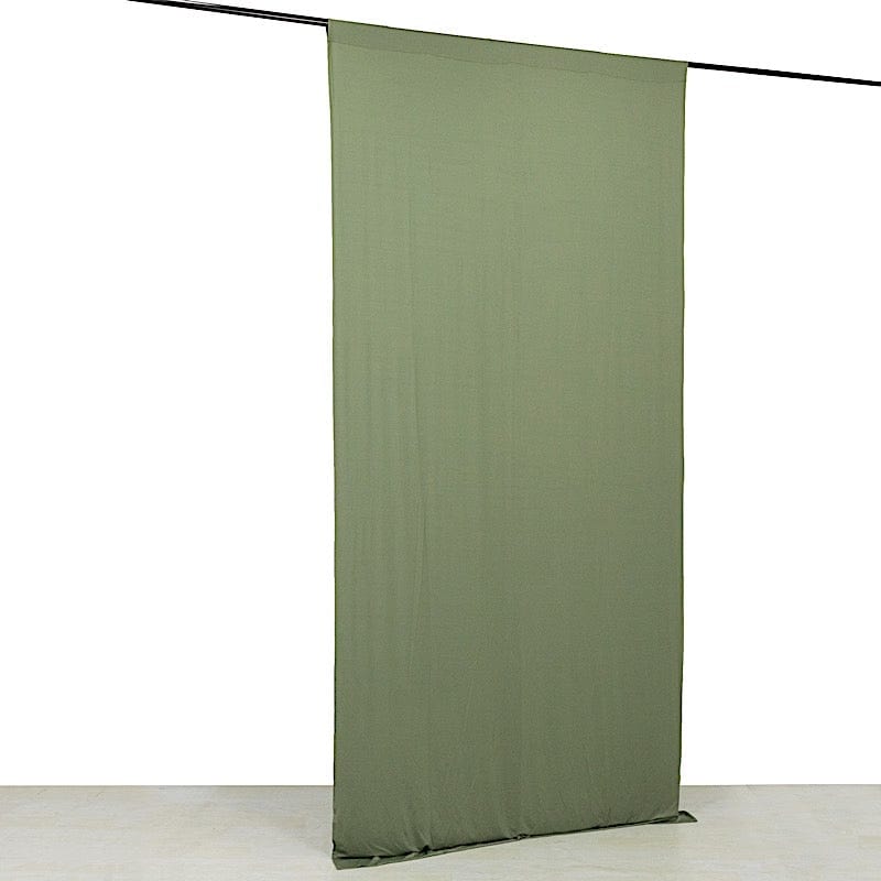 5 ft x 10 ft 4-Way Stretch Spandex Divider Backdrop Curtain