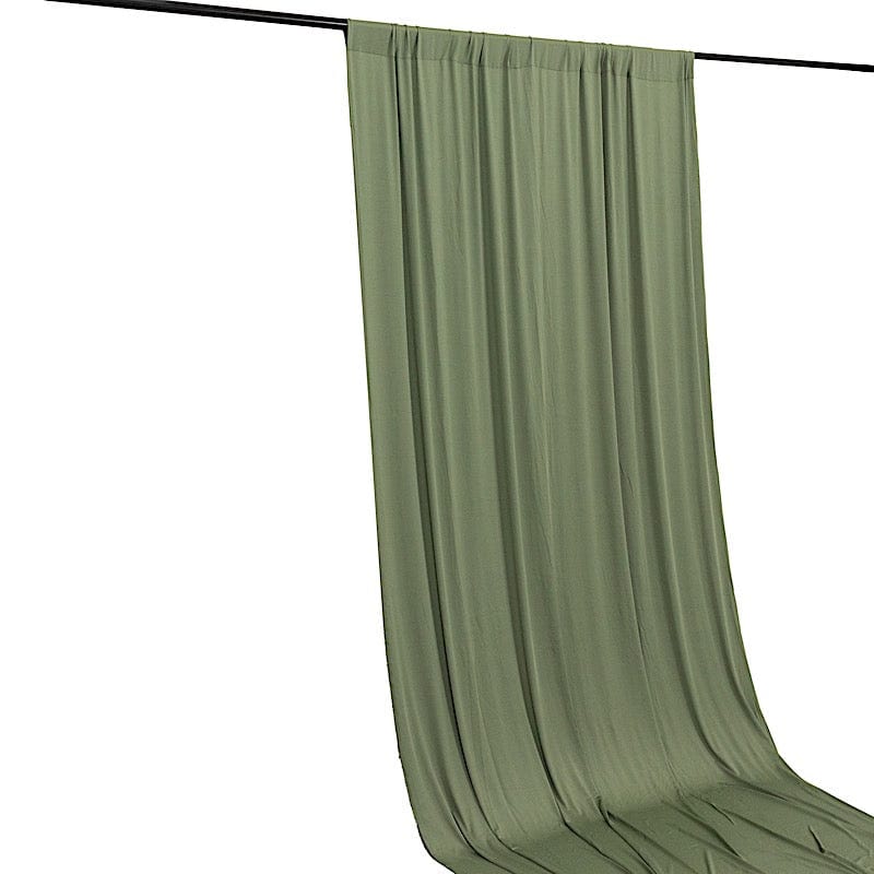 5 ft x 10 ft 4-Way Stretch Spandex Divider Backdrop Curtain