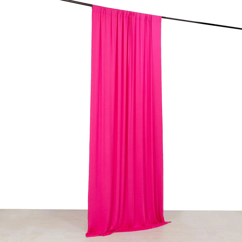 5 ft x 10 ft 4-Way Stretch Spandex Divider Backdrop Curtain