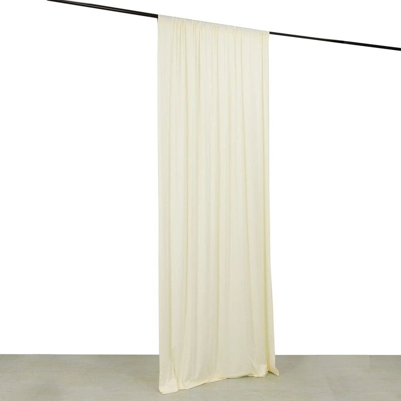 5 ft x 10 ft 4-Way Stretch Spandex Divider Backdrop Curtain