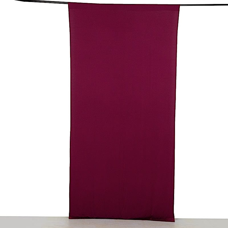 5 ft x 10 ft 4-Way Stretch Spandex Divider Backdrop Curtain