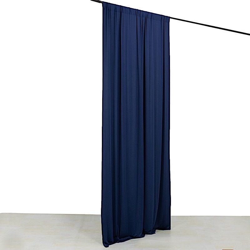 5 ft x 10 ft 4-Way Stretch Spandex Divider Backdrop Curtain