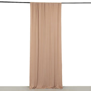 5 ft x 10 ft 4-Way Stretch Spandex Divider Backdrop Curtain