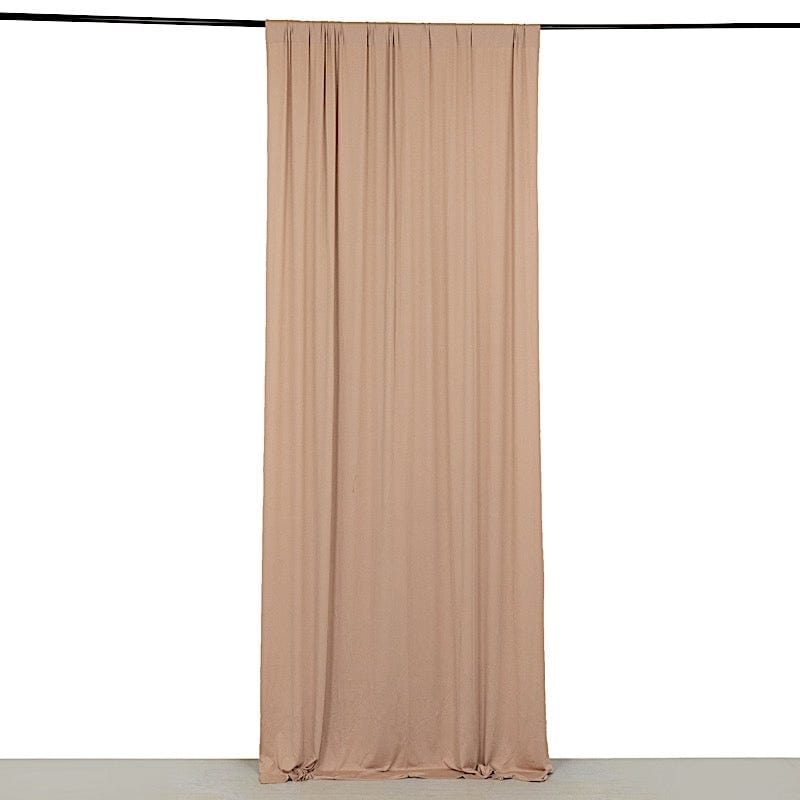 5 ft x 10 ft 4-Way Stretch Spandex Divider Backdrop Curtain