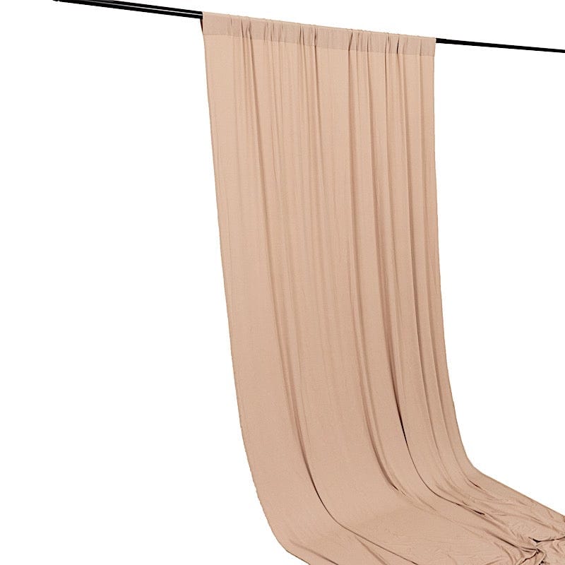 5 ft x 10 ft 4-Way Stretch Spandex Divider Backdrop Curtain