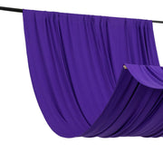 5 ft x 10 ft 4-Way Stretch Spandex Divider Backdrop Curtain