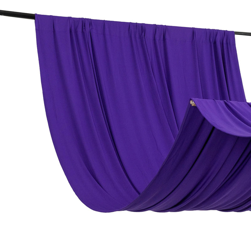 5 ft x 10 ft 4-Way Stretch Spandex Divider Backdrop Curtain